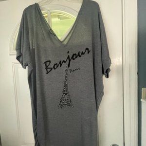 Bonjour Paris 3X Top by Delirious SS